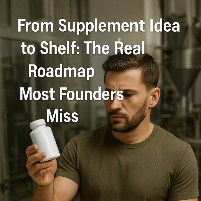 From supplement idea to shelf: the real roadmap most founders miss