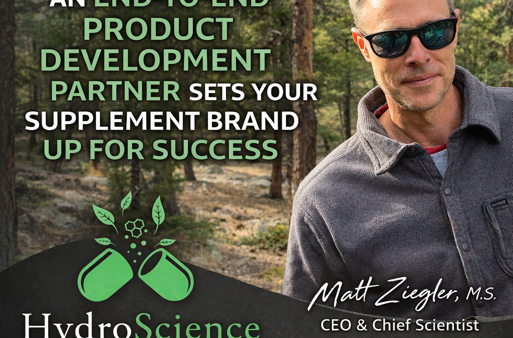 Why Working With an End-to-End Product Development Partner Sets Your Supplement Brand Up for Success
